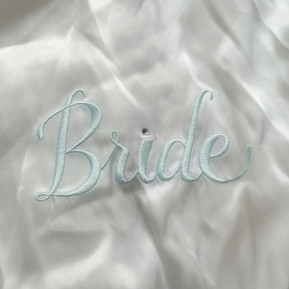 Bride Satin Robe - Picture 2 of 8